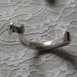 Meia Pulseira em Zamak 10 mm x 2,5 mm