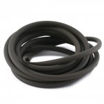 1 metro de fio oco de pvc 3 mm castanho