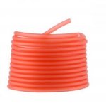 1 metro de fio oco de pvc 3 mm vermelho claro