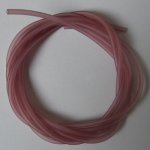 1 metro de fio oco de pvc 5 mm ameixa