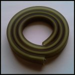 0,50 Cm PVC rectângulo oco verde azeitona