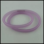 0,50 Cm PVC rectângulo oco Violeta Rosa