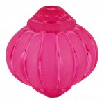 Pérola Lucite em forma de Lampião Estriado Fushia