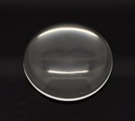 Cabochão redondo 35 mm em lupa transparente N°14