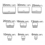 20 fivelas 30 x 8 mm Prata