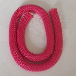Corda de escalada de 40 cm redonda de 10 mm Fushia