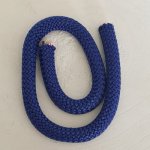 Corda de escalada de 40 cm redonda de 10 mm Azul