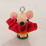 Cabeças de rato em polímero N°01