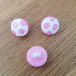 Botão de fantasia para crianças futebol N°02 cor-de-rosa claro