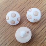 Botão de fantasia para crianças futebol N°05 bege