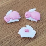 Botão com desenho de coelho para crianças n.º 05