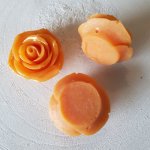 Flor sintética n.º 03-12 laranja