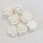 Flor sintética 09 mm N°01-03 Branco