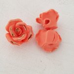 Fleur Faïence 15 mm N°01-05 Salmão escuro
