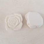 Flor sintética 37 mm N°06-01 Branco