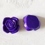 Flor sintética 37 mm N°06-08 Roxo