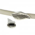 5 mm Zamak pass-through N°05 Prata