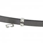 10 mm Passagem de Zamak N°23 Prata