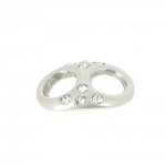 10 mm Zamak pass-through N°55 Prata