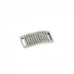 Passagem Zamak de 10 mm N°56 Prata