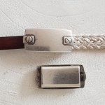 13 mm Zamak Passage N°20 Prata