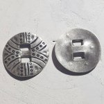 Conector redondo Zamak N°01 Prata