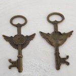 Pendente de chave N°05 Bronze
