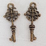 Pendente de chave N°18 Bronze
