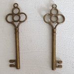 Pendente de chave N°19 Bronze