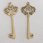 Chave Charm N°29 Antique Gold
