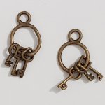 Pendente de chave N°01 Bronze