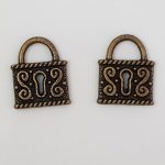Cadeado de charme N°01 Bronze