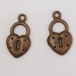 Cadeado de charme N°08 Bronze