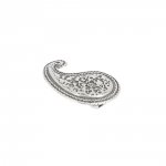 Fecho de cinto em couro Zamak de 10 mm