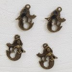 Encanto da sereia em bronze