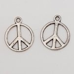 Charm Paz e Amor N°04 Prata 