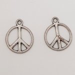 Charm Paz e Amor N°07 Prata Mate
