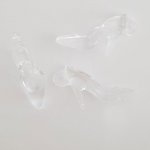 3 berloques para sapatos N°33 Transparente
