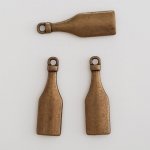 Garrafa Charm N°01 Bronze x 10 peças.