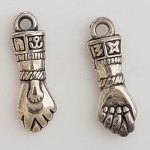 Charm de mão N°09 Prateado