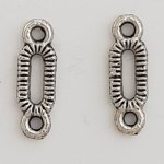 Charm Bar 2 anéis N°03 Prata 