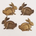 Coelho Charm N°02 x 10 Bronze