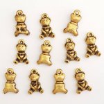 Pendente Urso N°08 Ouro Velho