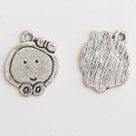 Apple Charm Silver Metal N°04 kitchen.