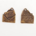 Pendente de envelope N°02 Bronze