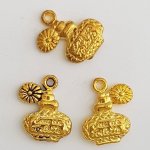Frasco de perfume Charm N°03 Dourado