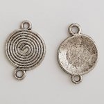 Conector em espiral redondo N°01 Prateado