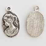 Pendente Cameo Mulher N°01 Prata