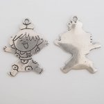 Pendente para criança N°35 Zamak (prateado)
