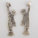 Pendente para criança N°41-01 Zamak (prateado)